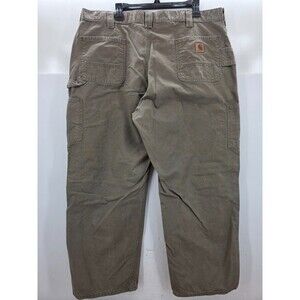 Carhartt Mens B151  LBR  BROWN  Original Dungaree Fit Work Pants Size 42x30